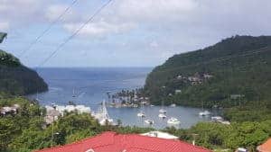 Photo of Marigot Bay in St. Lucia