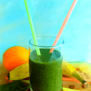 Green Smoothie - Rich in Iron by Pastry & Beyond