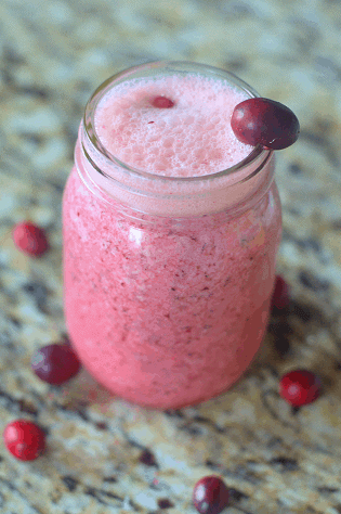 Citrus Winter Berry Smoothie by Two Kids and A Coupon