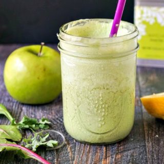 Power Greens Coconut Ginger Smoothie by My Life Cookbook