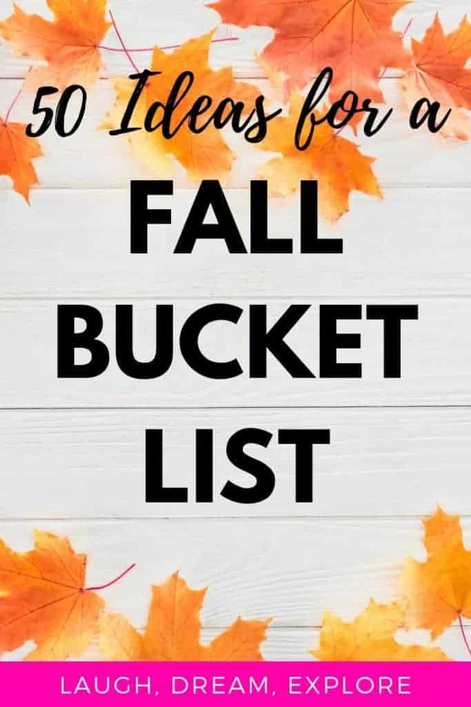 Things to do this Fall