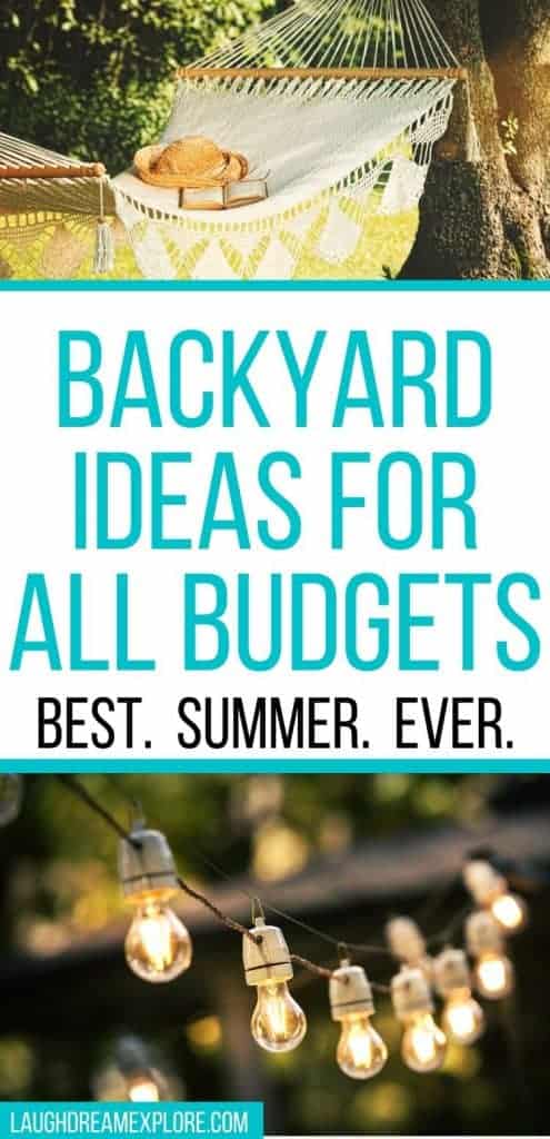 Backyard ideas for all budgets.