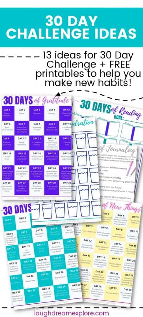 30 day challenge ideas