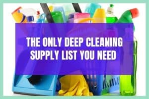 deep cleaning supply list