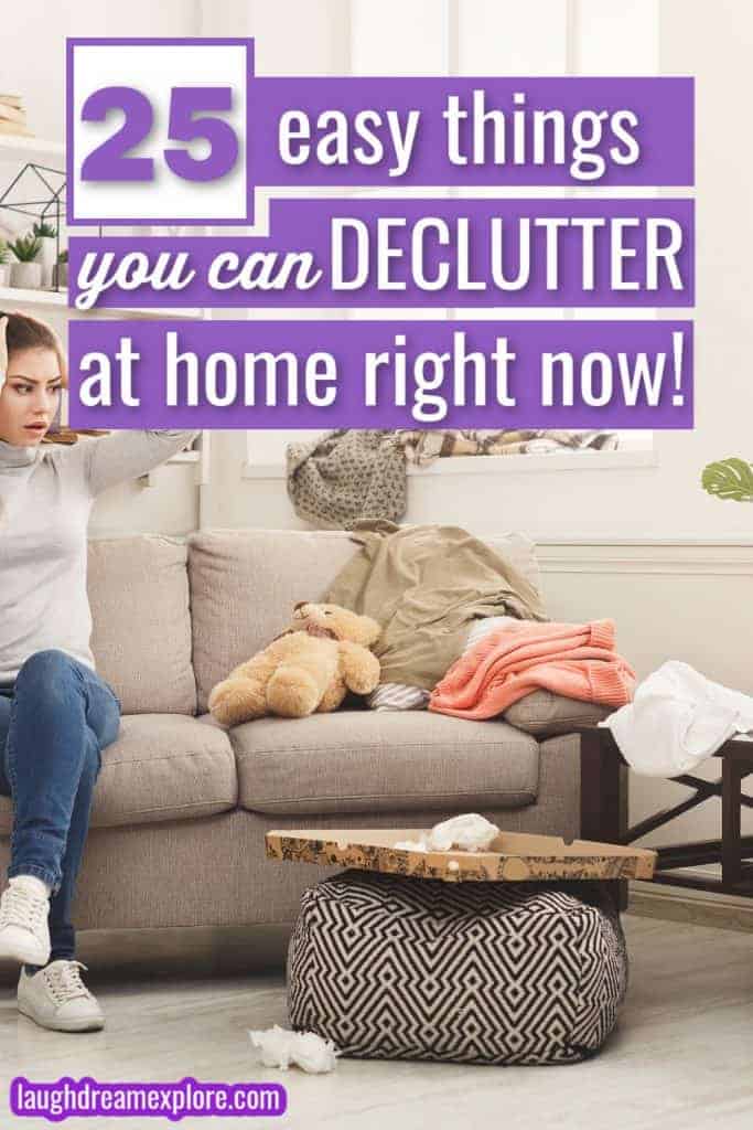 easy things to declutter