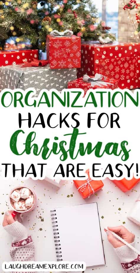 organized christmas hacks