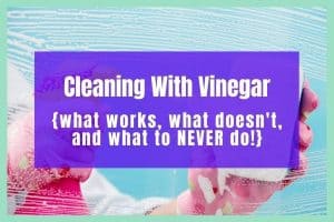 How to clean with vinegar