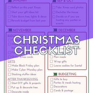 christmas checklist