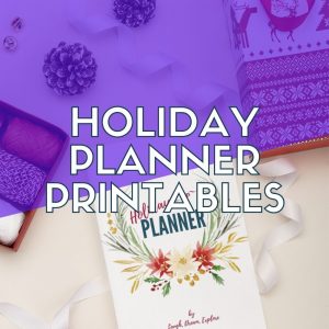 holiday planner printables
