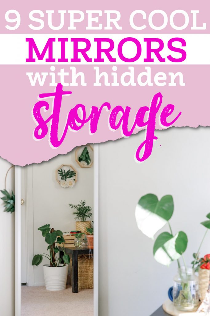 Mirrors with storage